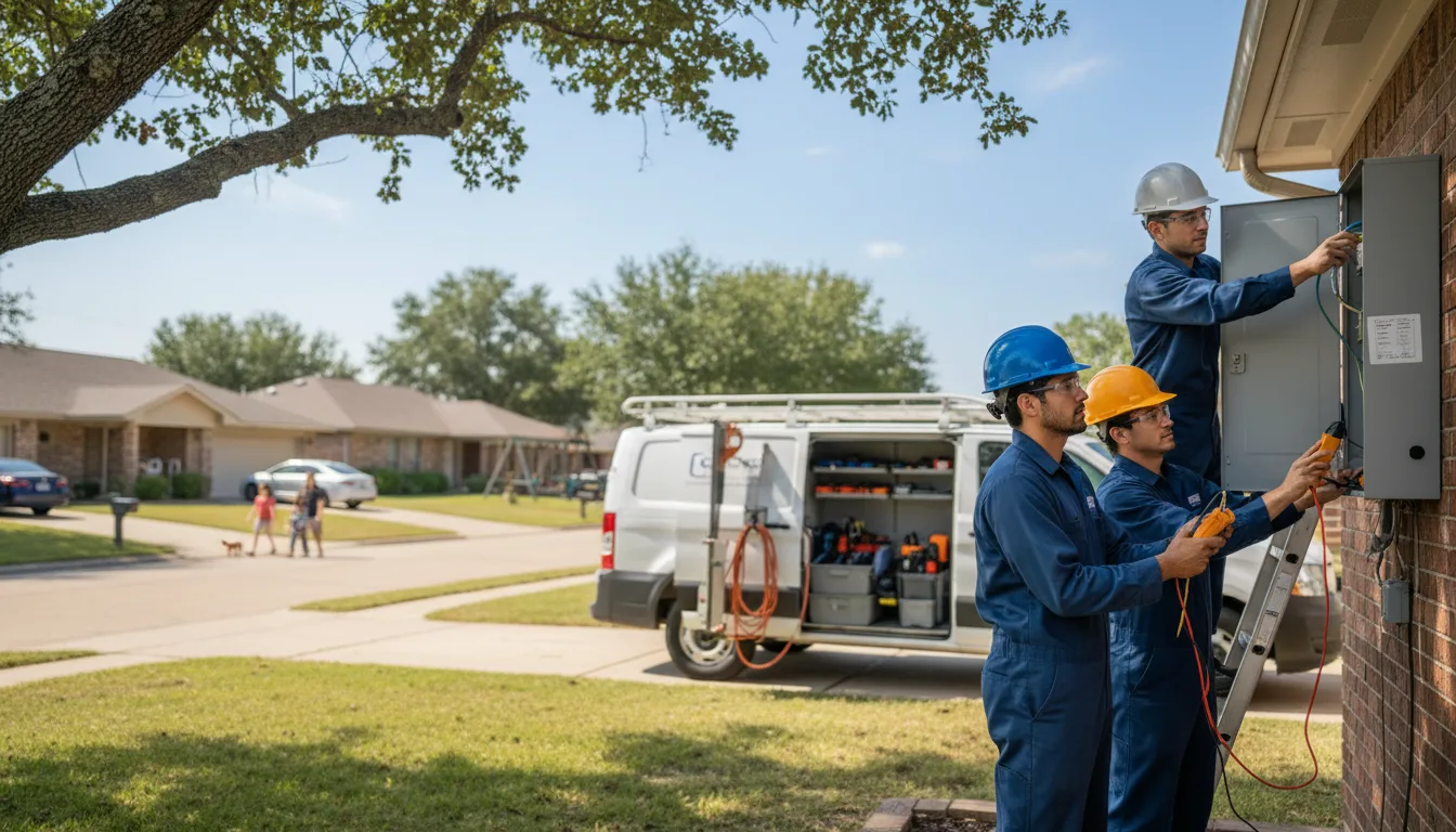 Certified electrician providing emergency electrical services in Woodruff, AZ